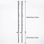 120 cm Plastik Çit Direği - Görsel 2