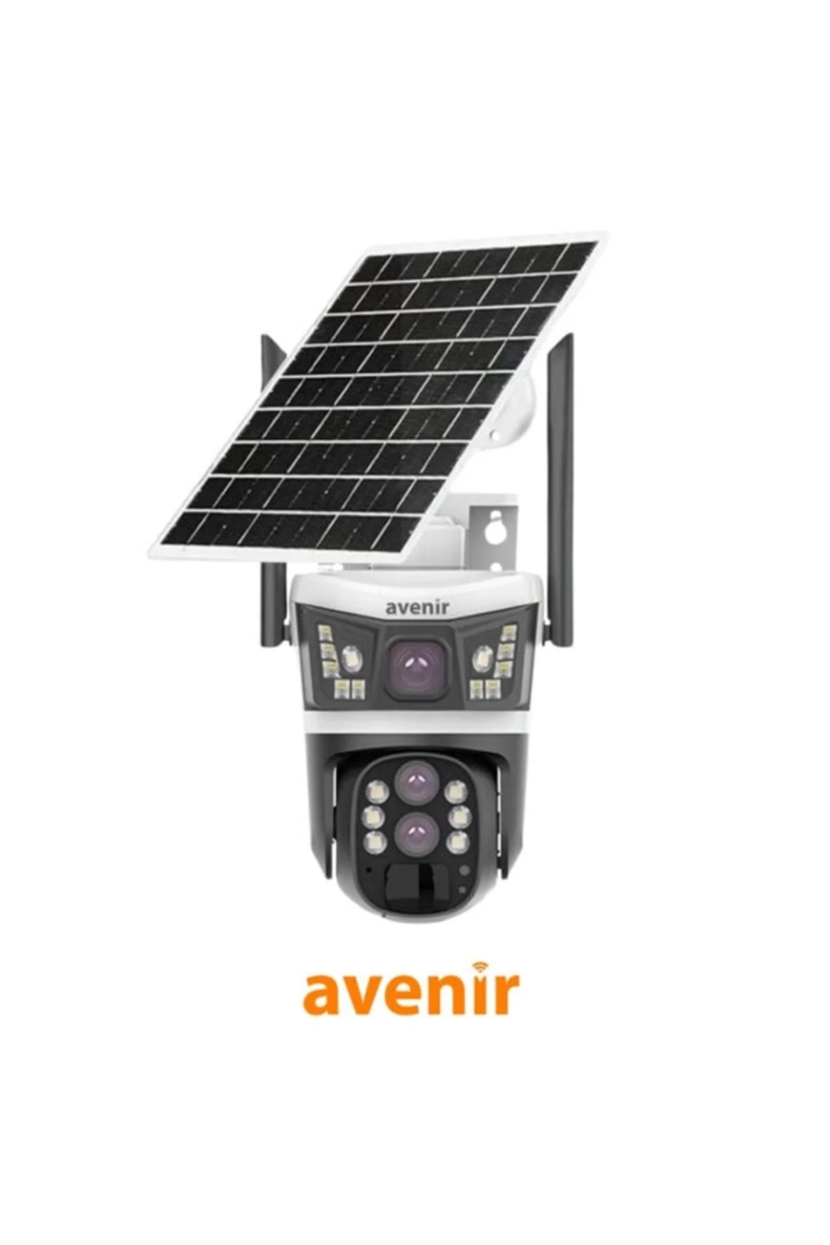 img_8878 Av-S432 4mp 10x Optik Zoom 2 Kameralı Solar Ptz 4g Sim Kartlı Sesli Alarmlı Kamera - Görsel 1